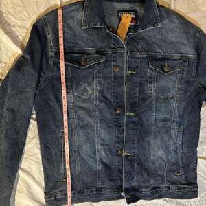 DISTRESSED BLUE ACID WASH TRUCKER MOTO JEAN JACKET